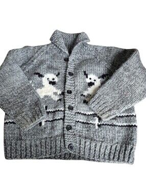 Cute Kids Cardigan Hand Knit
